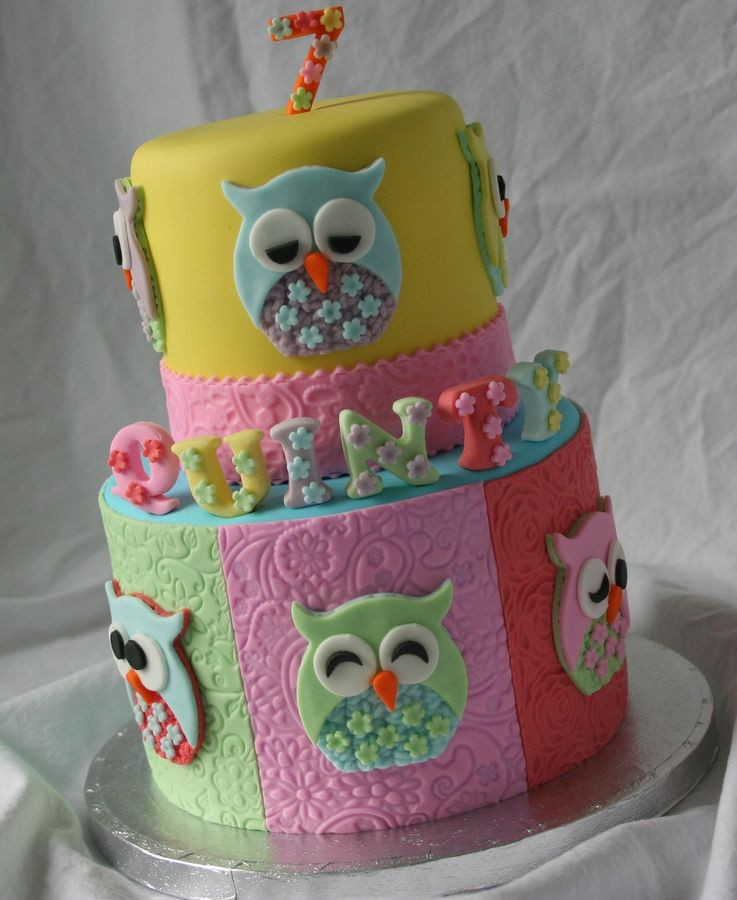 Owl Birthday Cake
 Owl Cakes – Decoration Ideas