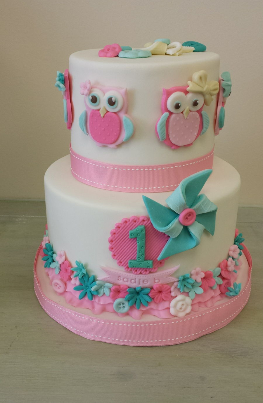 Owl Birthday Cake
 Owl Themed Birthday Cake CakeCentral