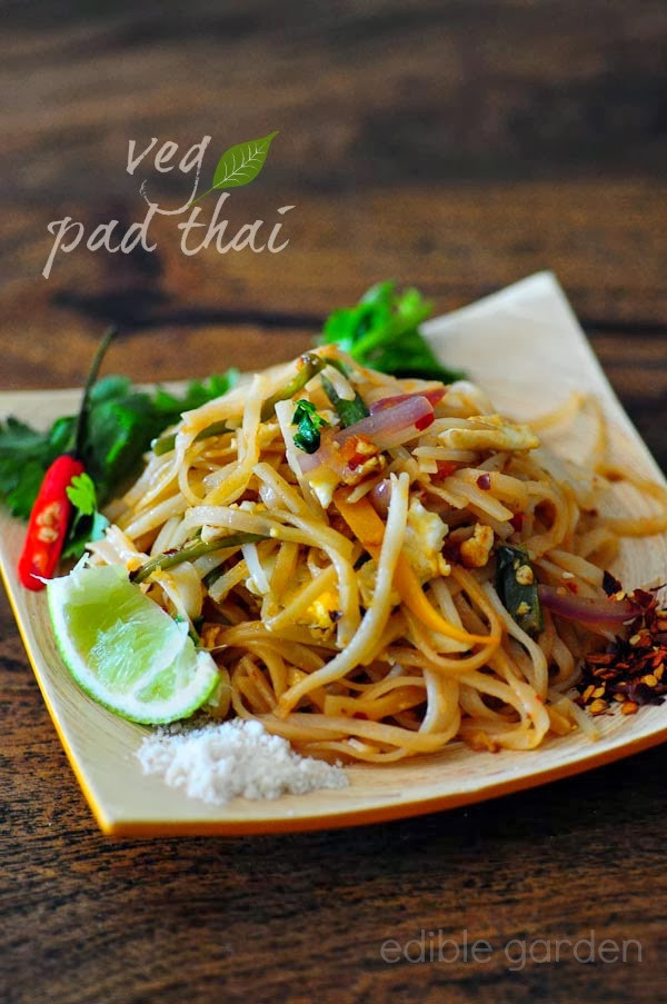 Pad Thai Noodles Recipe
 Pad Thai Ve arian Pad Thai Noodles Recipe Step by