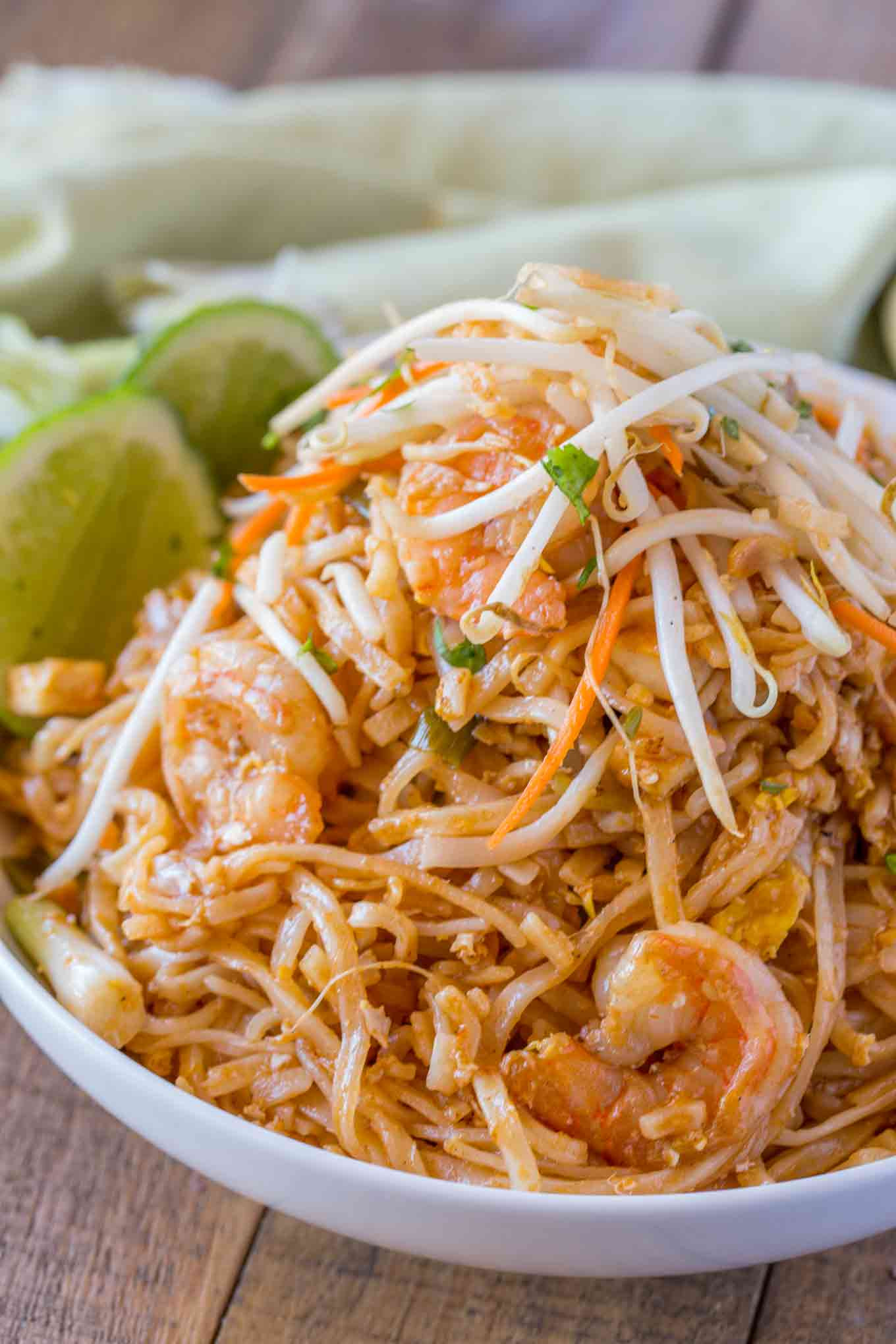 Pad Thai Noodles
 Easy Pad Thai Dinner then Dessert