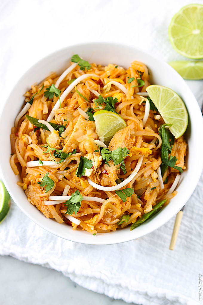 Pad Thai Recipes
 Chicken Pad Thai