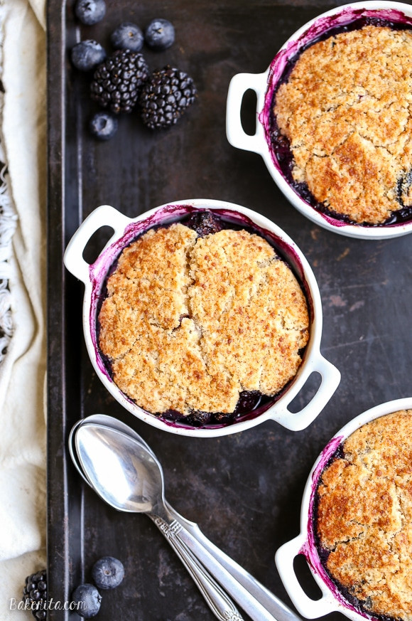 Paleo Blueberry Cobbler
 Blackberry Blueberry Cobbler Gluten Free Paleo Vegan