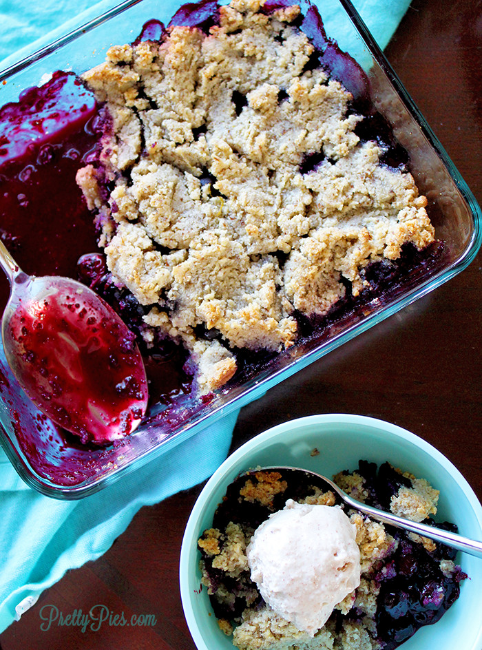 Paleo Blueberry Cobbler
 Easy Blueberry Cobbler Vegan & Paleo PrettyPies