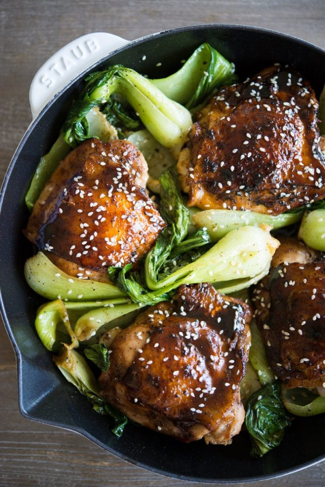 Paleo Chicken Thighs
 Paleo Teriyaki Chicken Thighs with Bok Choy Fed & Fit