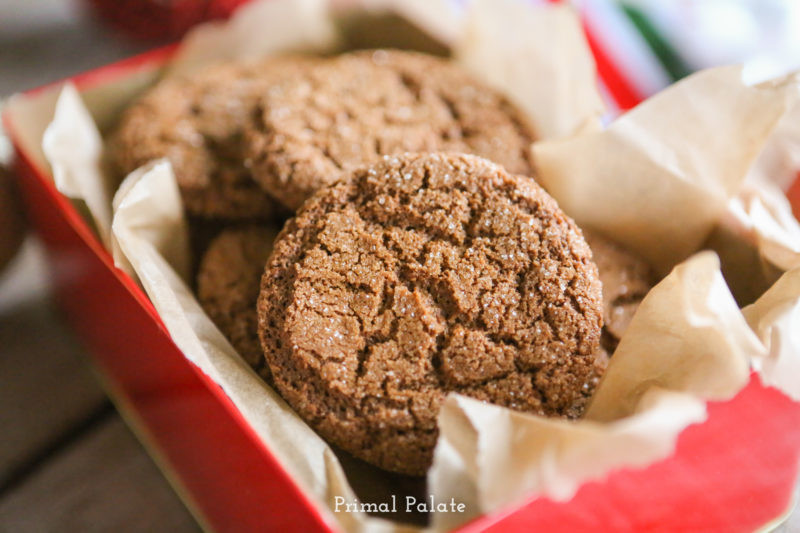 Paleo Christmas Cookies
 Gingersnap Cookies Primal Palate