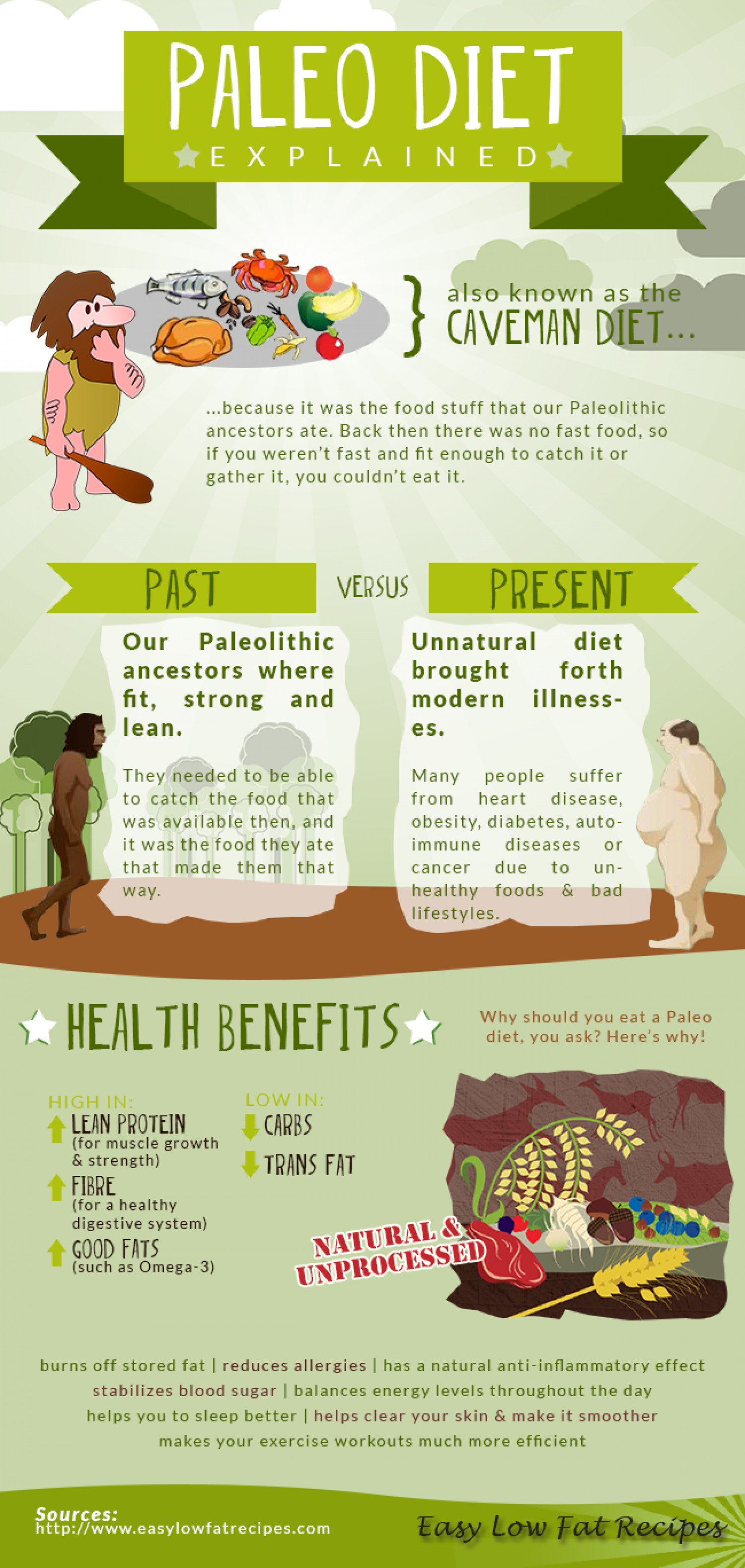 Paleo Diet Benefits
 Paleo Diet Explained