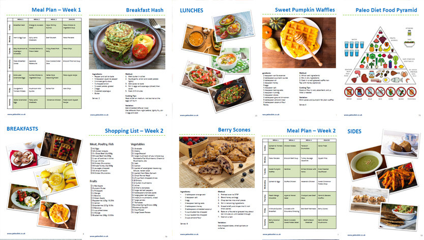 Paleo Diet Guidelines
 Two Week Paleo Meal Plan Paleo Diet
