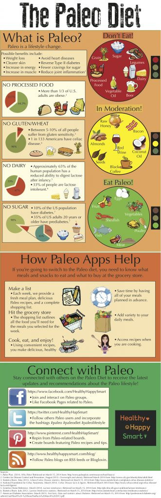 Paleo Diet Rules
 Paleo Diet Infographic Guide to Paleo Healthy Happy Smart