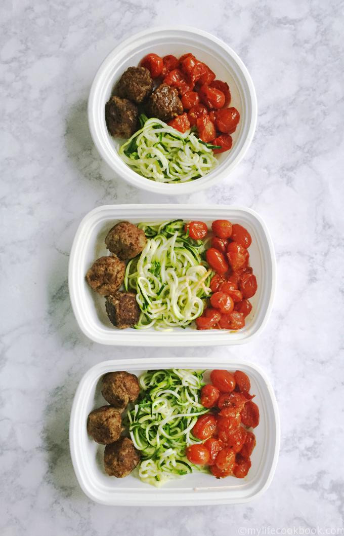 Paleo Dinner Ideas
 Paleo Meatballs with Zoodles Freezable Healthy Lunches