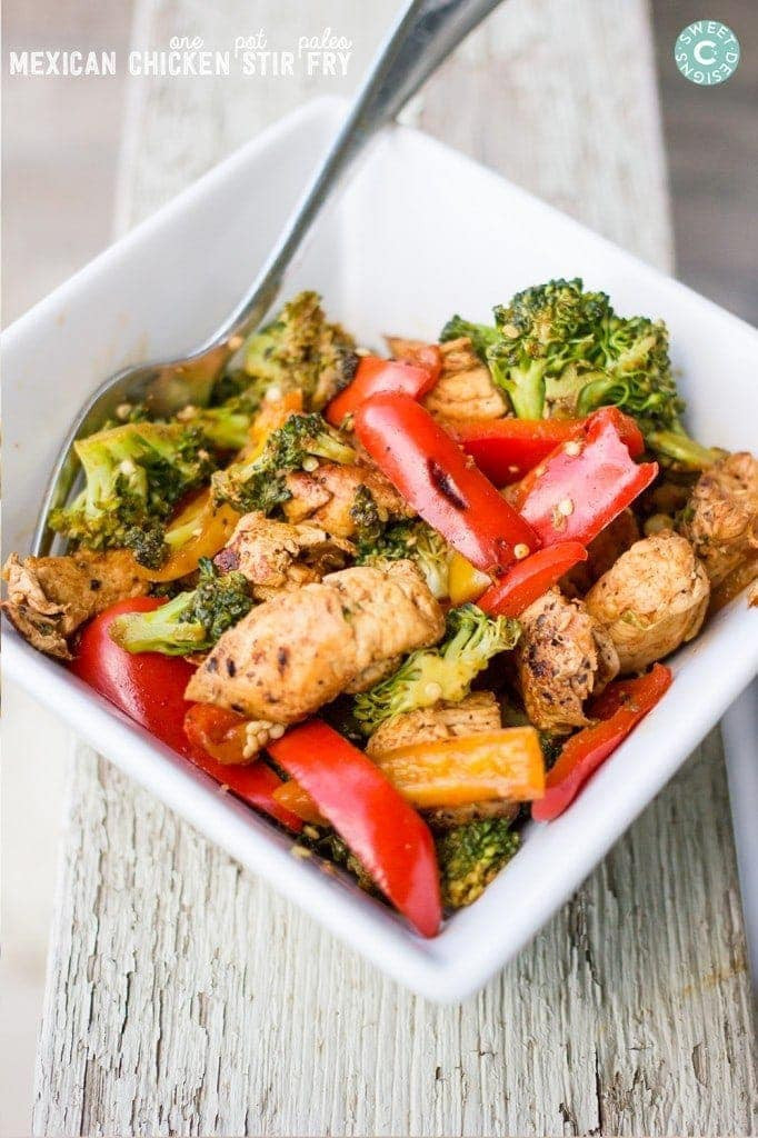 Paleo Dinner Recipes
 e Pot Paleo Mexican Chicken Stir Fry