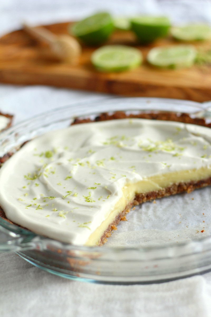 Paleo Key Lime Pie
 Paleo Key Lime Pie with Coconut Pecan Crust