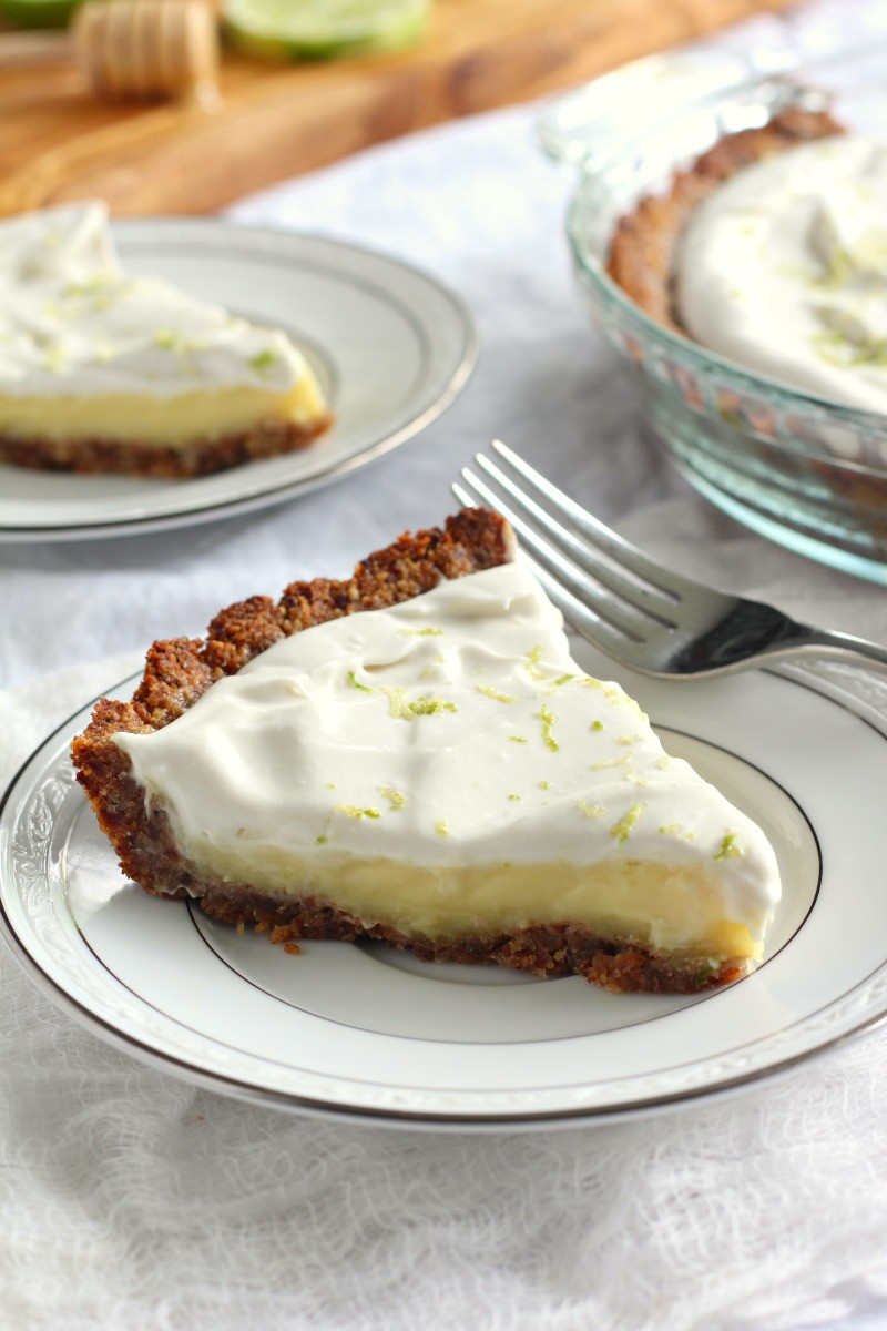 Paleo Key Lime Pie
 Paleo Key Lime Pie with Coconut Pecan Crust