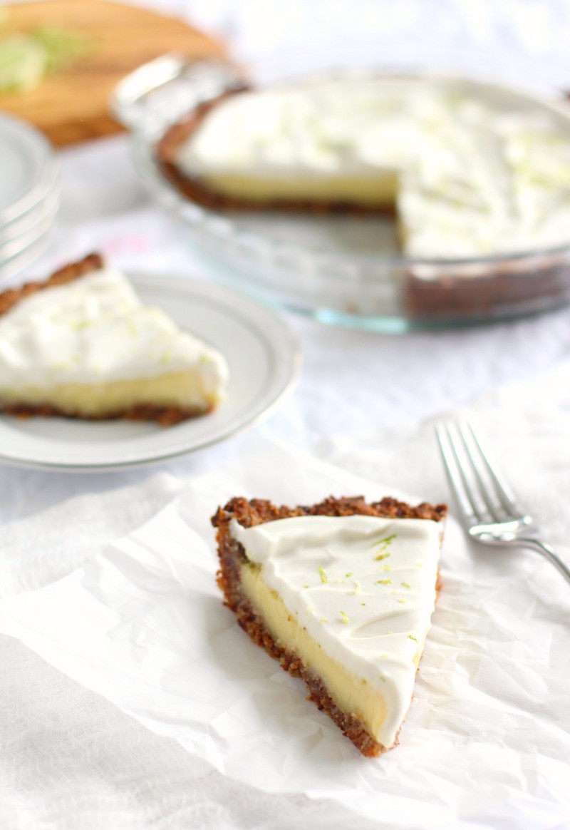 Paleo Key Lime Pie
 Paleo Key Lime Pie with Coconut Pecan Crust