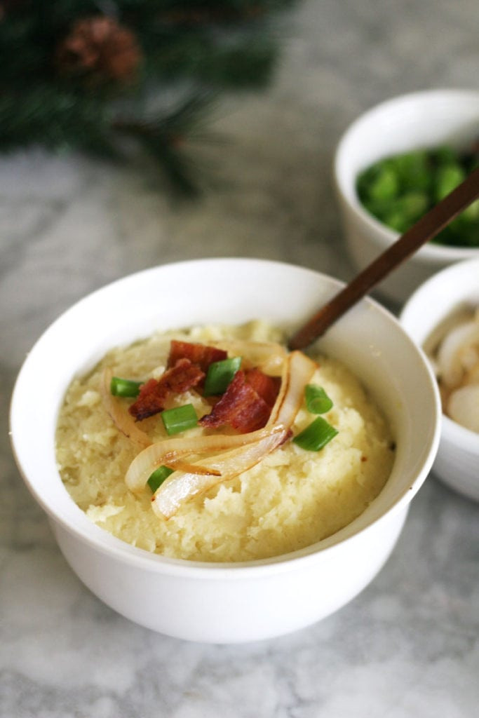 Paleo Mashed Potatoes
 Loaded Holiday Parsnip Mash Paleo AIP "Mashed Potatoes