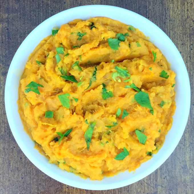 Paleo Mashed Potatoes
 Paleo Mashed Sweet Potatoes