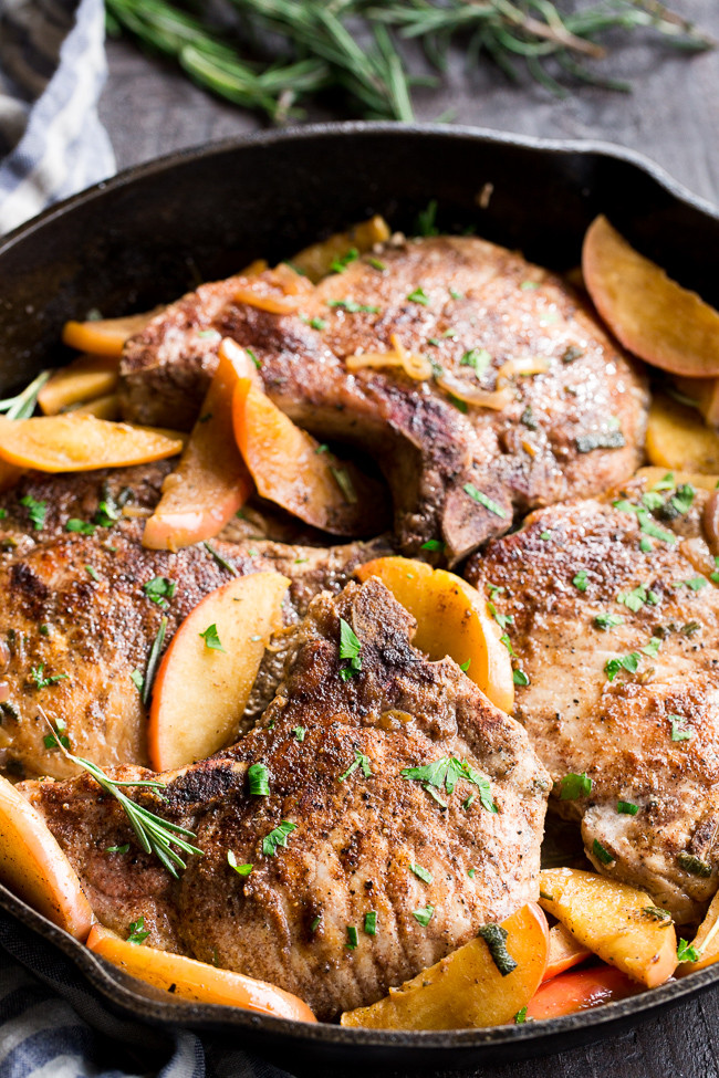 Paleo Pork Chops
 e Skillet Pork Chops with Apples Paleo Whole30