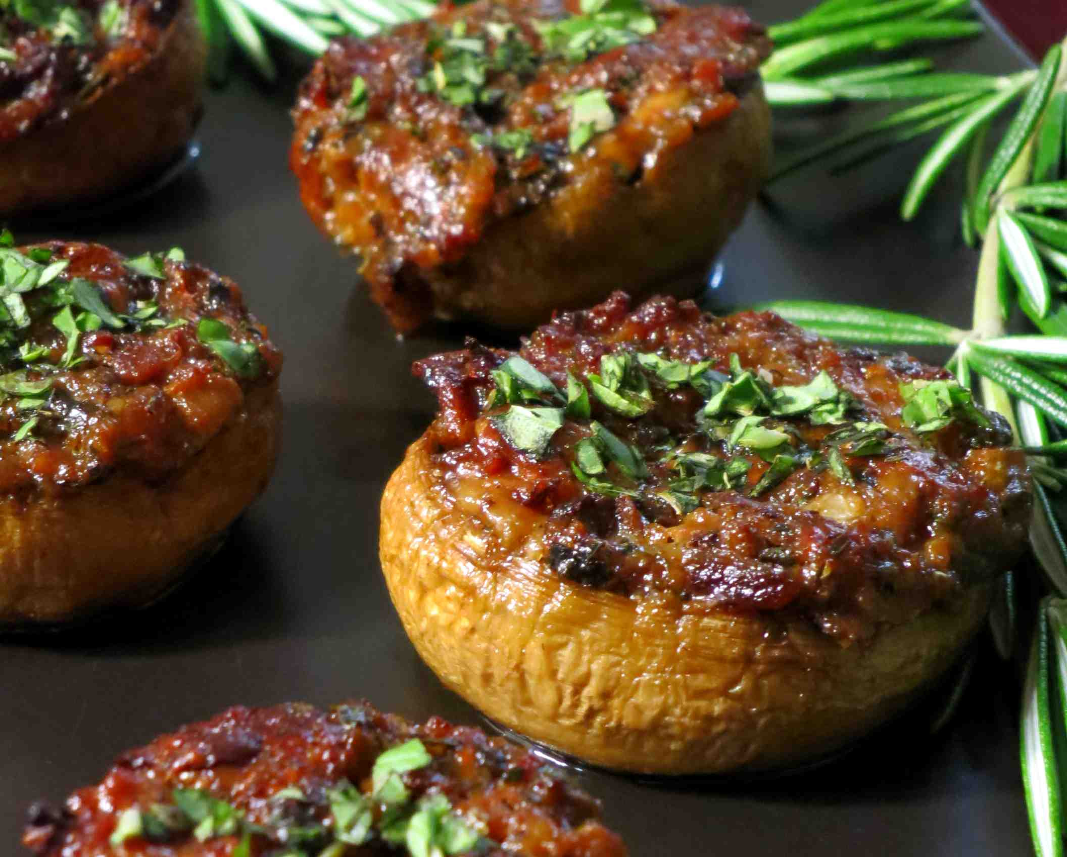 Paleo Stuffed Mushrooms
 Basil Bacon Caramelized ion Stuffed Mushrooms Urban