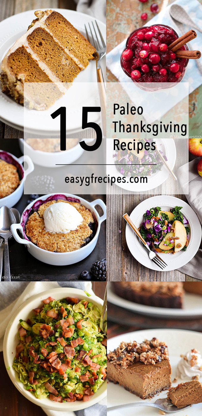 Paleo Thanksgiving Dessert
 15 Paleo Thanksgiving Recipes Sides Desserts Easy GF