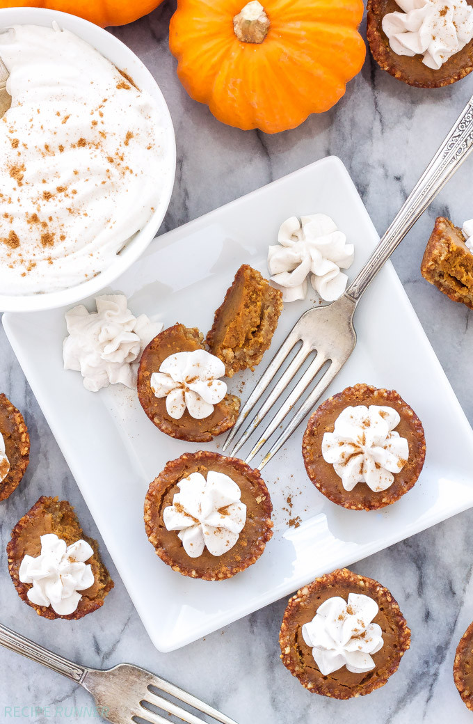 Paleo Thanksgiving Dessert
 Paleo Pumpkin Pie Bites Recipe Runner