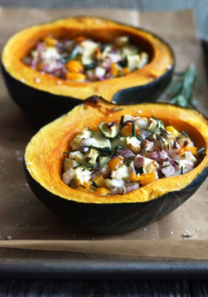 Paleo Vegan Recipes
 Stuffed Kabocha Squash Vegan & Paleo