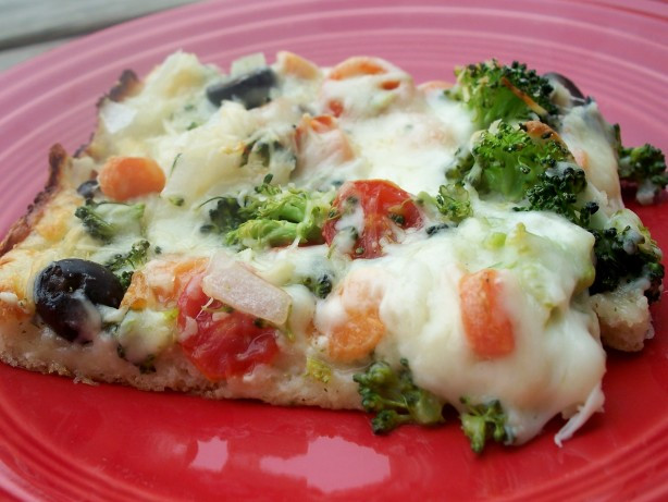 Pampered Chef Veggie Pizza
 Garden Ranch Pizza Pampered Chef Recipe Food