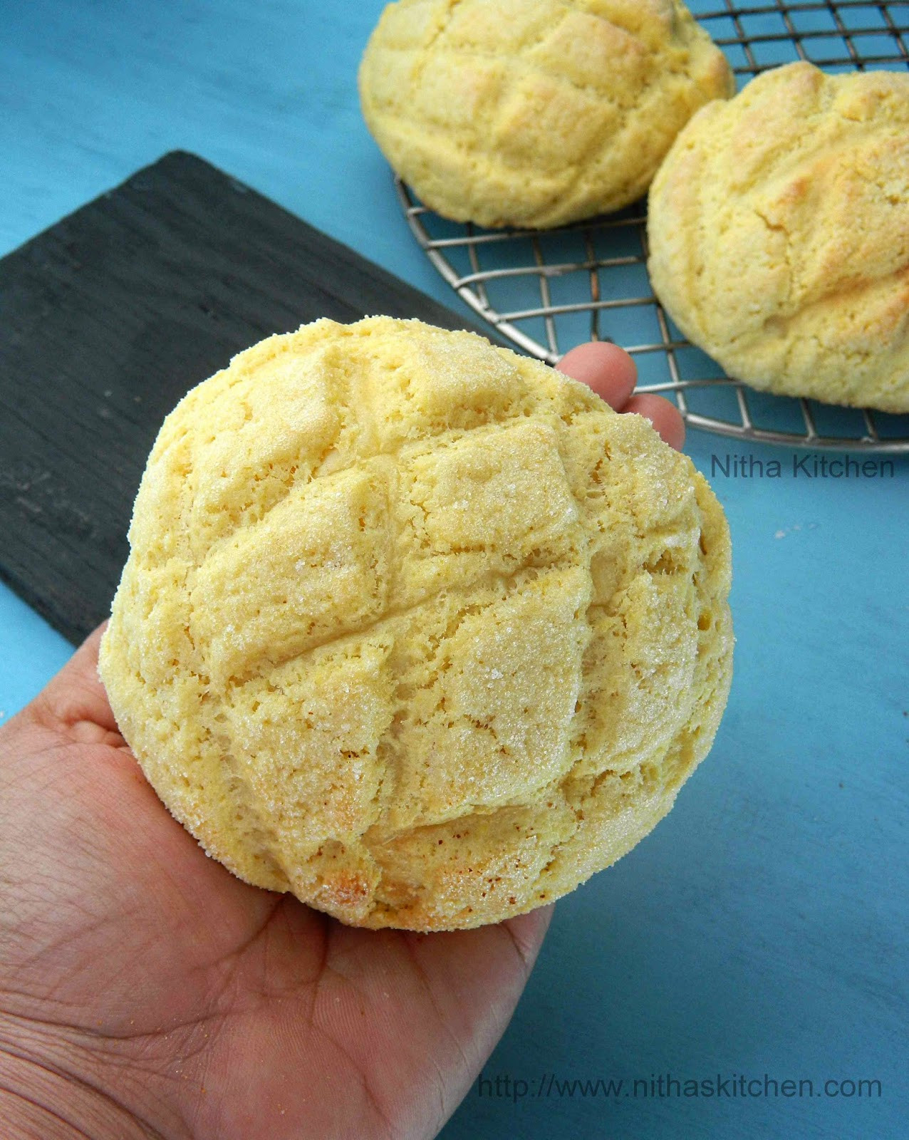 Pan Bread Recipe
 Melon Pan