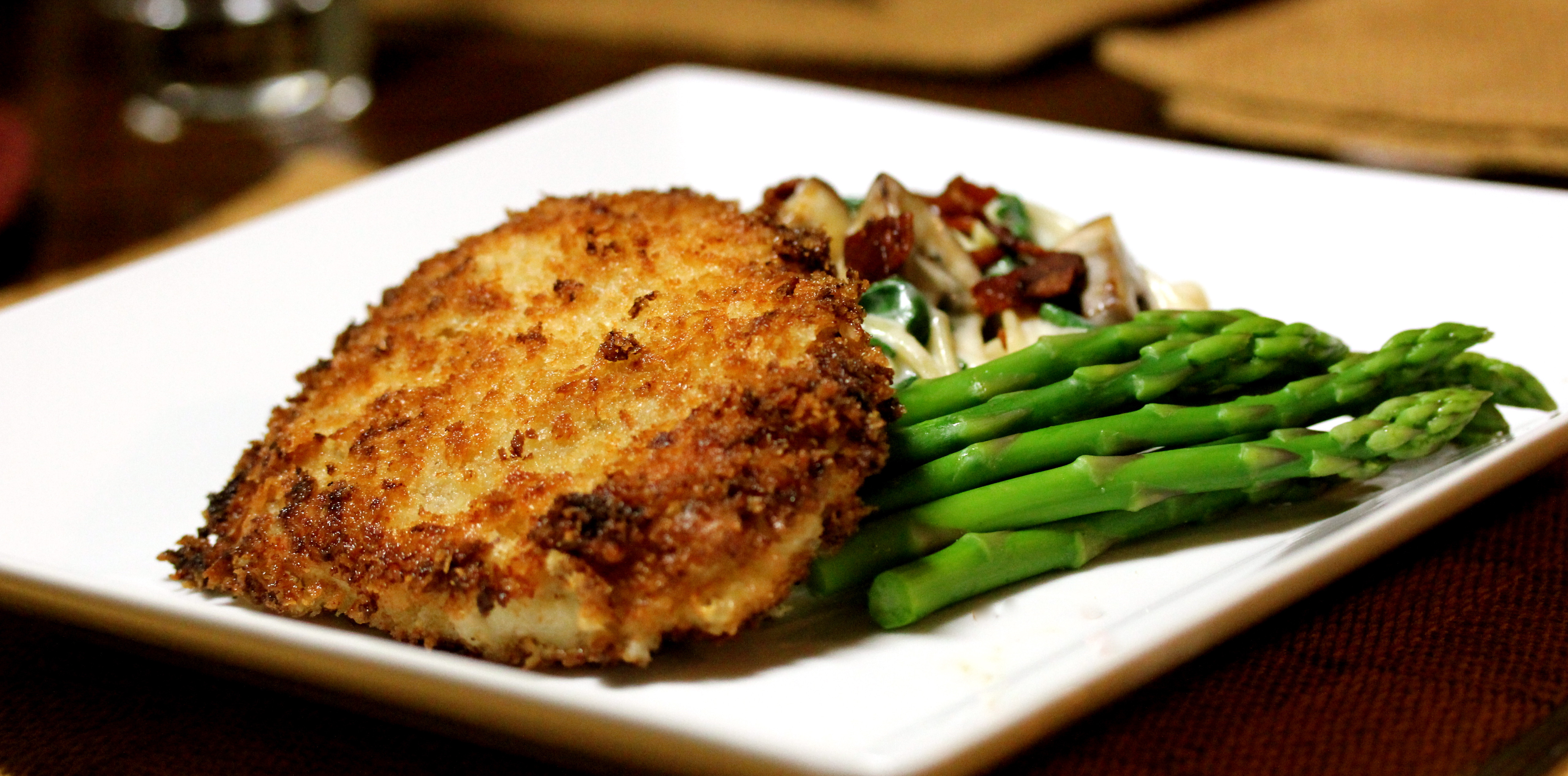 Pan Fried Chicken Breast
 Pan Fried Chicken Breast with Creamy Spinach and Pancetta