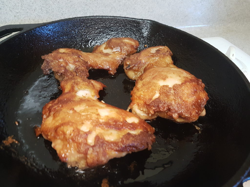 Pan Fried Chicken Thighs
 cuppacocoa