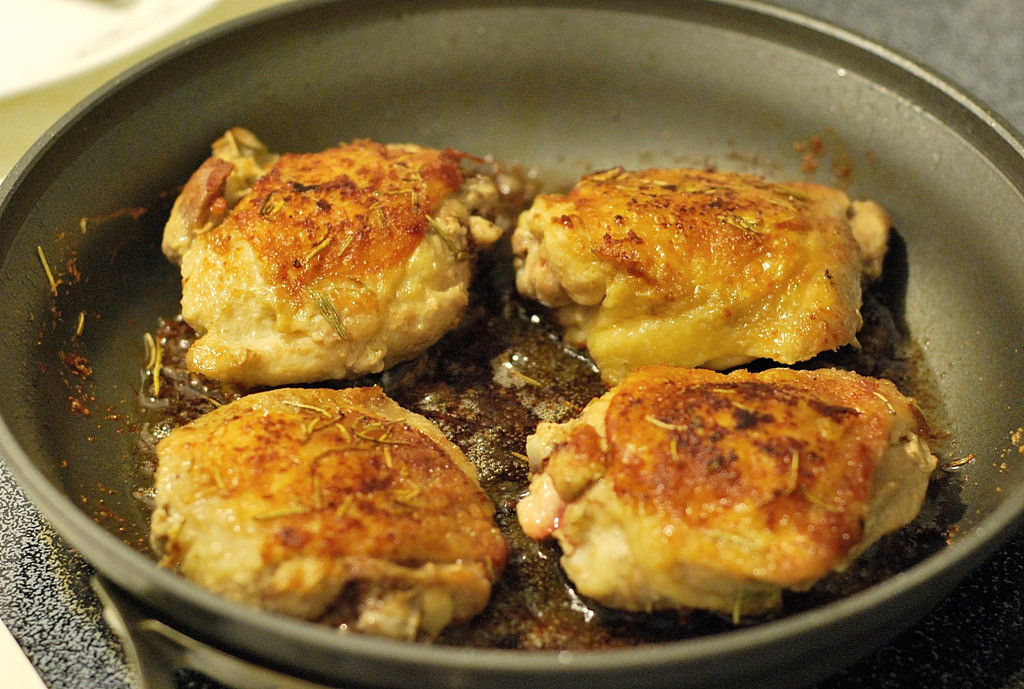 Pan Fried Chicken Thighs
 how to cook chicken thighs in a pan