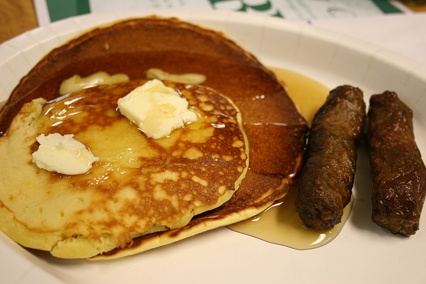 Pancakes And Sausage
 Faribault Lions Club Super Bowl Pancake and Sausage