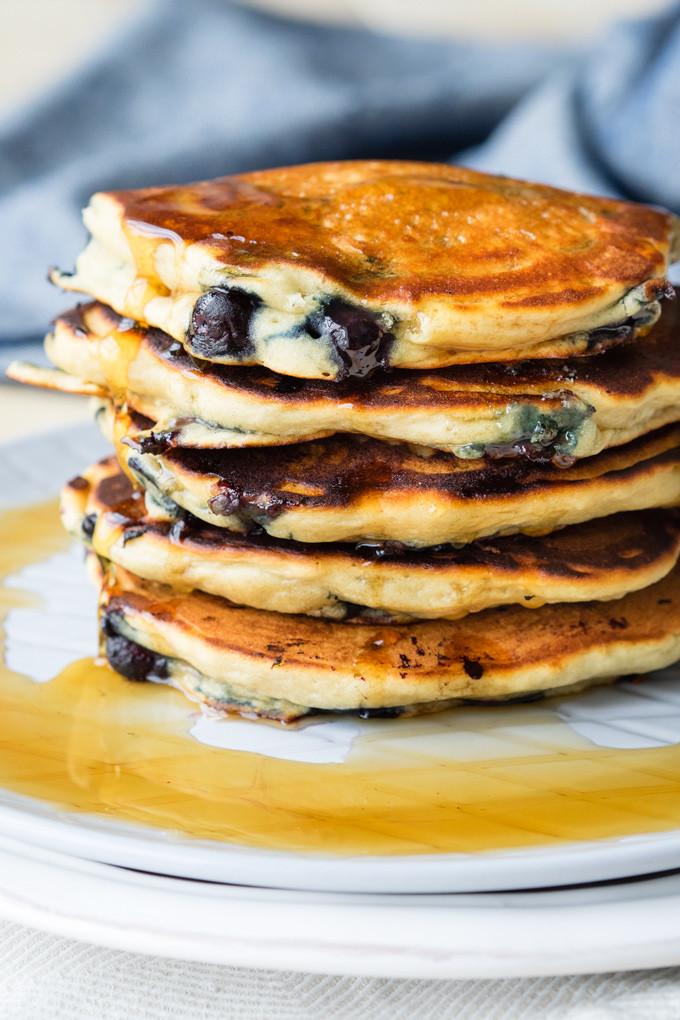 Pancakes No Milk
 Blueberry Vegan Pancakes Fluffy Vegan Dairy free