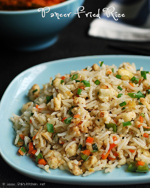 Paneer Fried Rice
 Paneer fried rice recipe