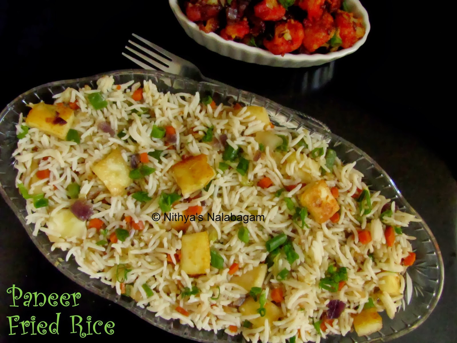 Paneer Fried Rice
 Paneer Fried Rice Step by step pictures