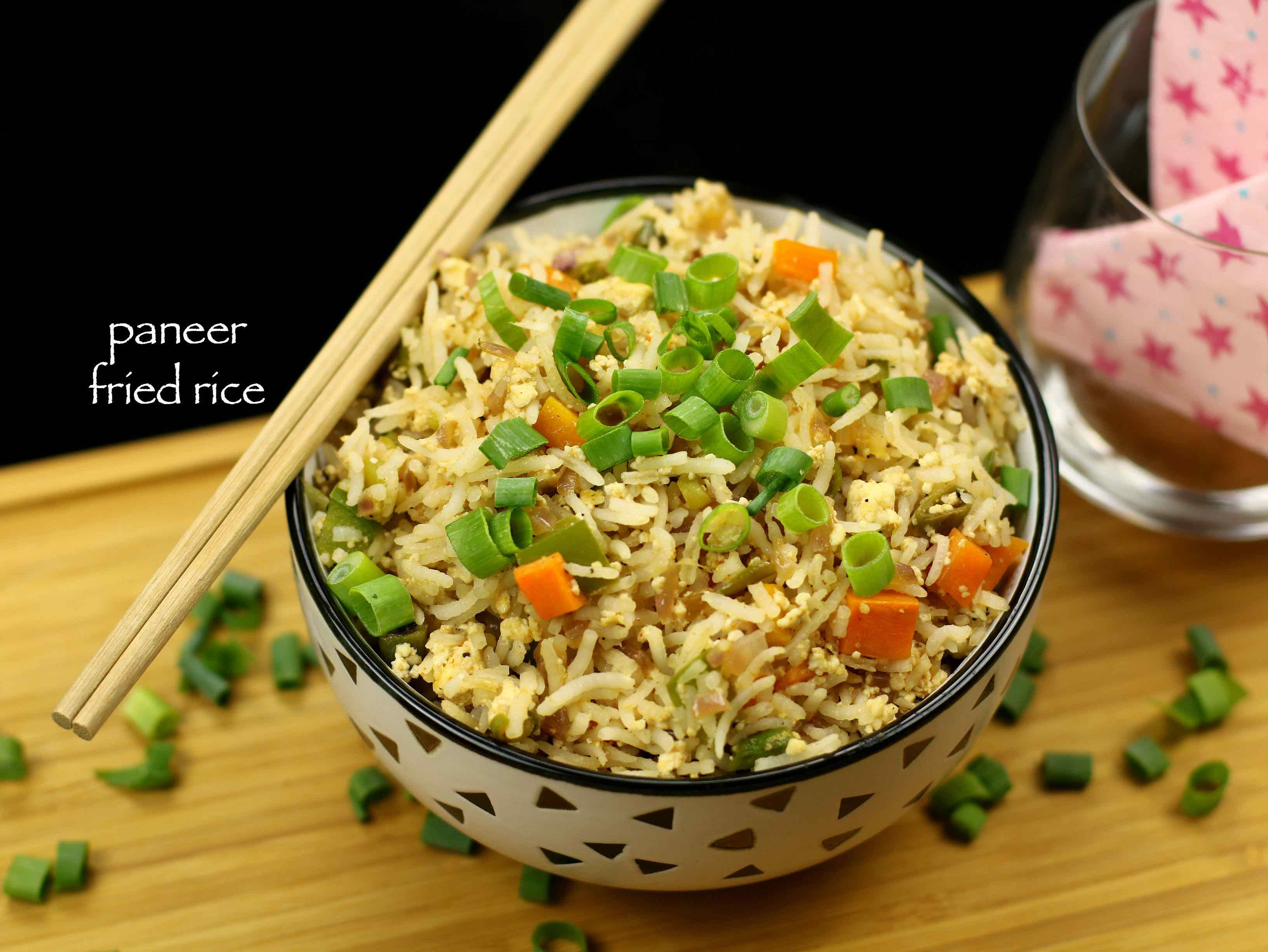 Paneer Fried Rice
 Paneer Fried Rice Recipe