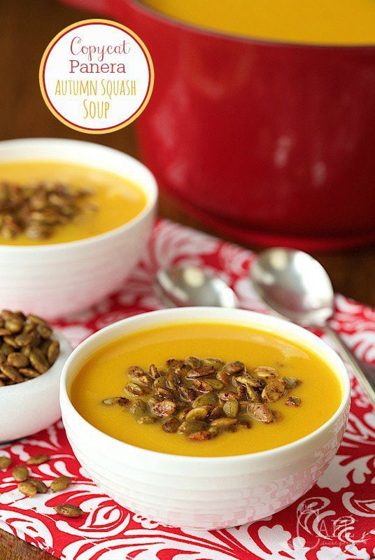 Panera Autumn Squash Soup
 Copycat Panera Autumn Squash Soup