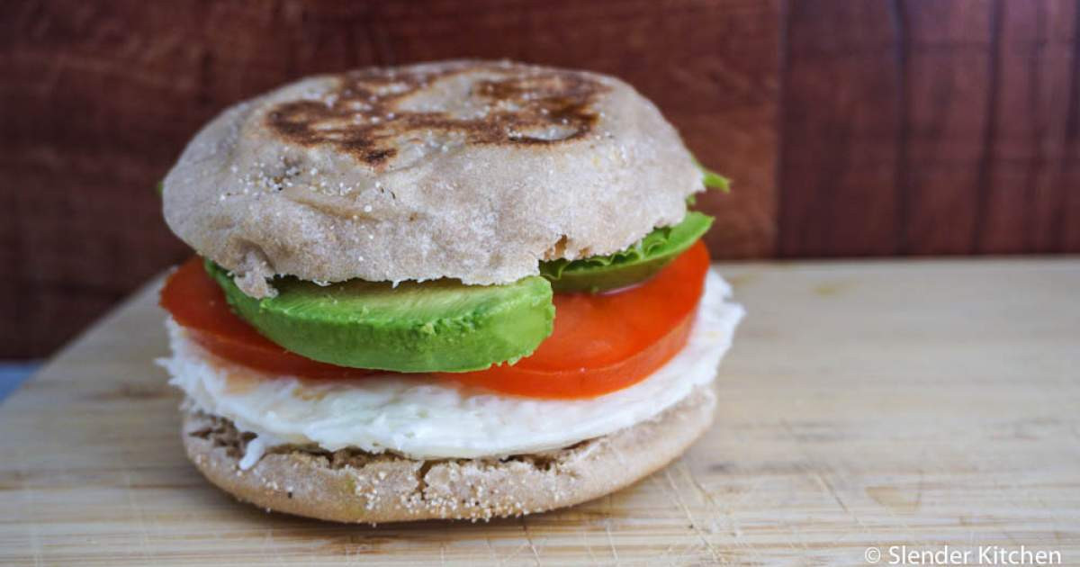 Panera Bread Avocado Egg White &amp; Spinach Breakfast Power
 Egg White Tomato & Avocado Sandwich Slender Kitchen