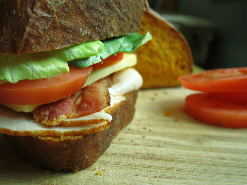 Panera Bread Bacon Turkey Bravo Sandwich On Tomato Basil
 Panera Inspired Bacon Turkey Bravo & A Giveaway