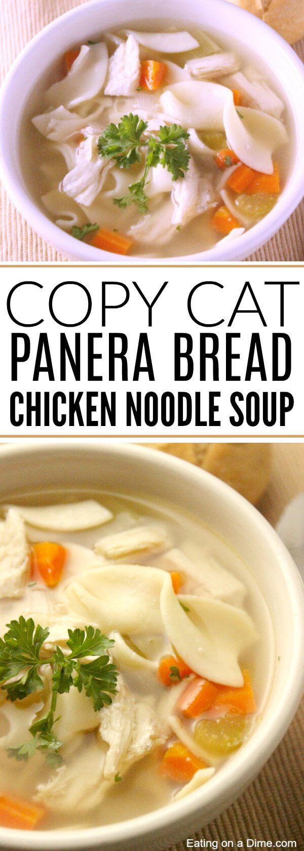 Panera Bread Chicken Noodle Soup
 CopyCat Panera Bread Chicken Noodle Soup Recipe Eating