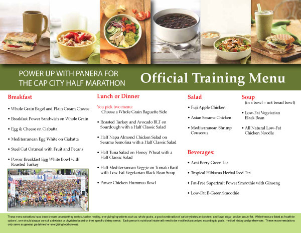 Panera Bread Menu Breakfast
 Panera Bread ficial Training Menu for OhioHealth Capital