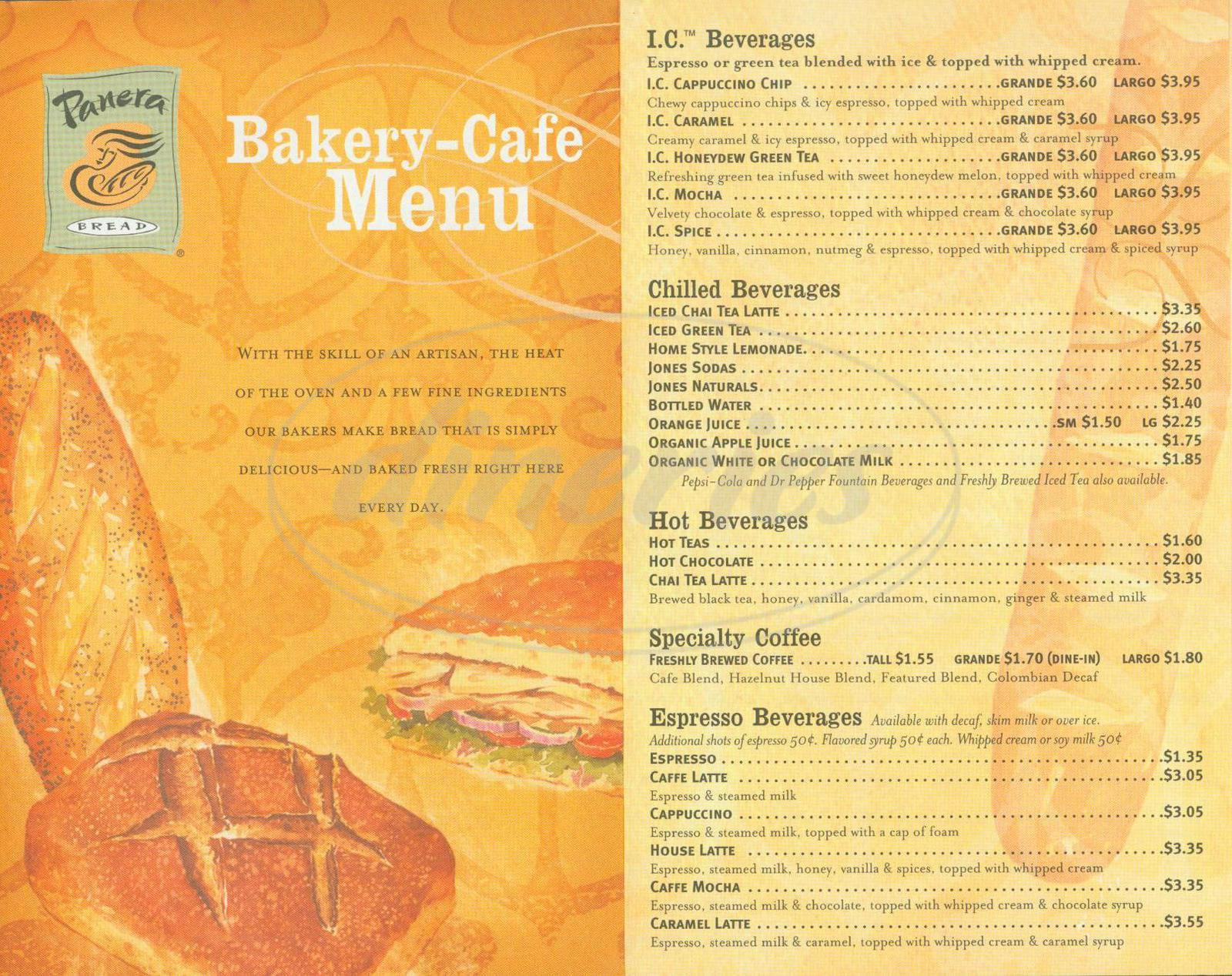 Panera Bread Menu Breakfast
 panera bread lunch menu