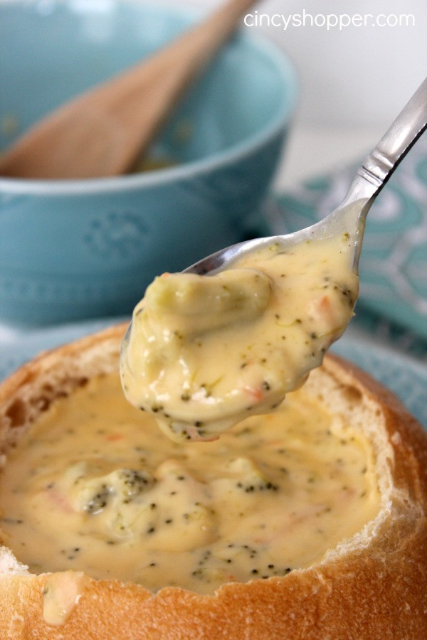 Panera Broccoli Cheddar Soup
 CopyCat Panera Broccoli Cheddar Soup Recipe CincyShopper