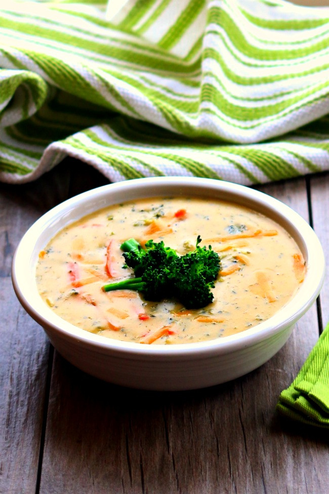 Panera Broccoli Cheddar Soup
 Slow Cooker Panera Broccoli Cheddar Soup 365 Days of