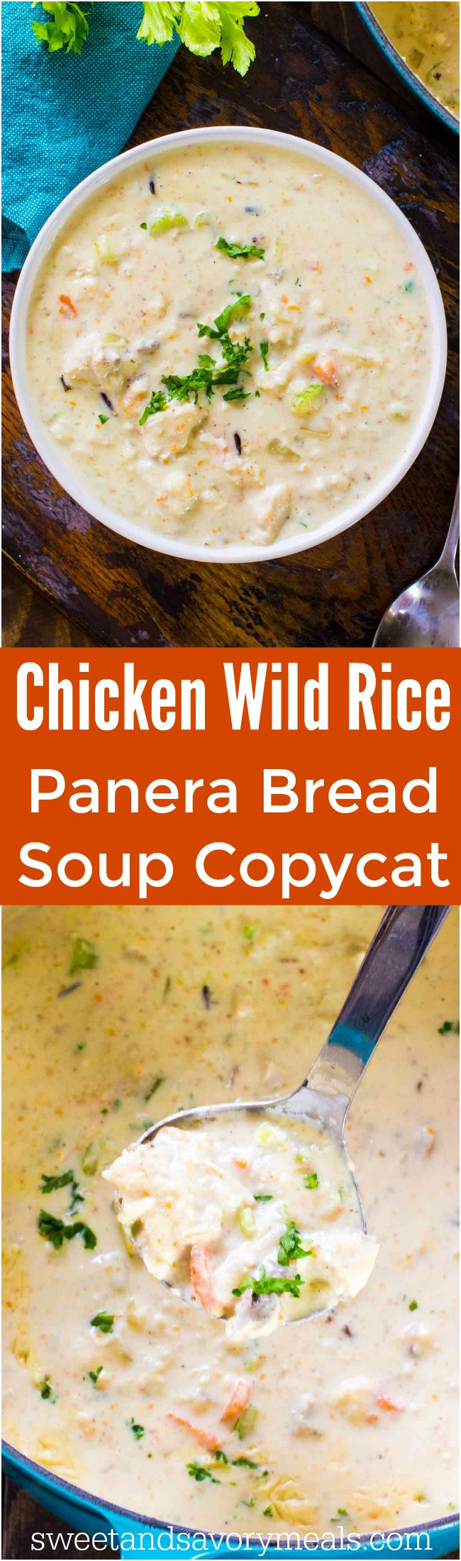 Panera Chicken And Wild Rice Soup
 Panera Bread Chicken Wild Rice Soup Copycat Sweet and