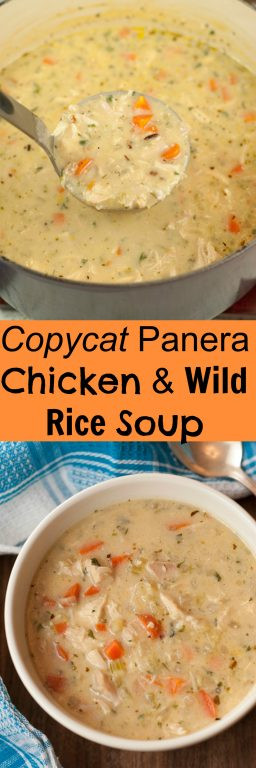 Panera Chicken And Wild Rice Soup
 Copycat Panera Chicken & Wild Rice Soup