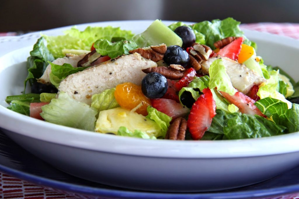 Panera Chicken Salad
 Panera s Strawberry Poppyseed and Chicken Salad