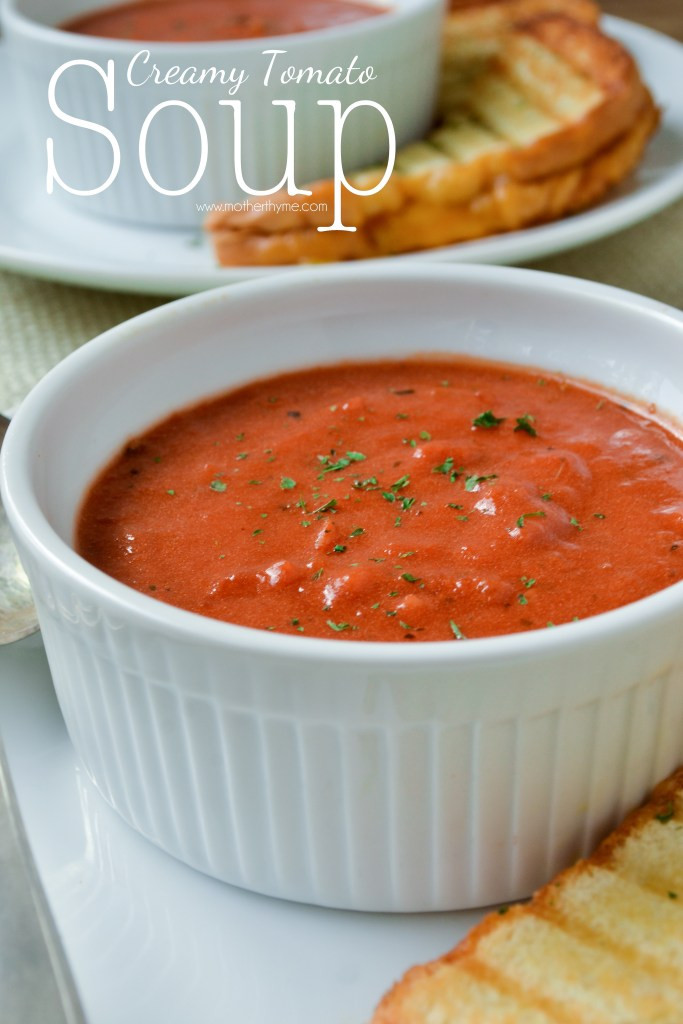 Panera Tomato Soup
 Creamy Tomato Soup