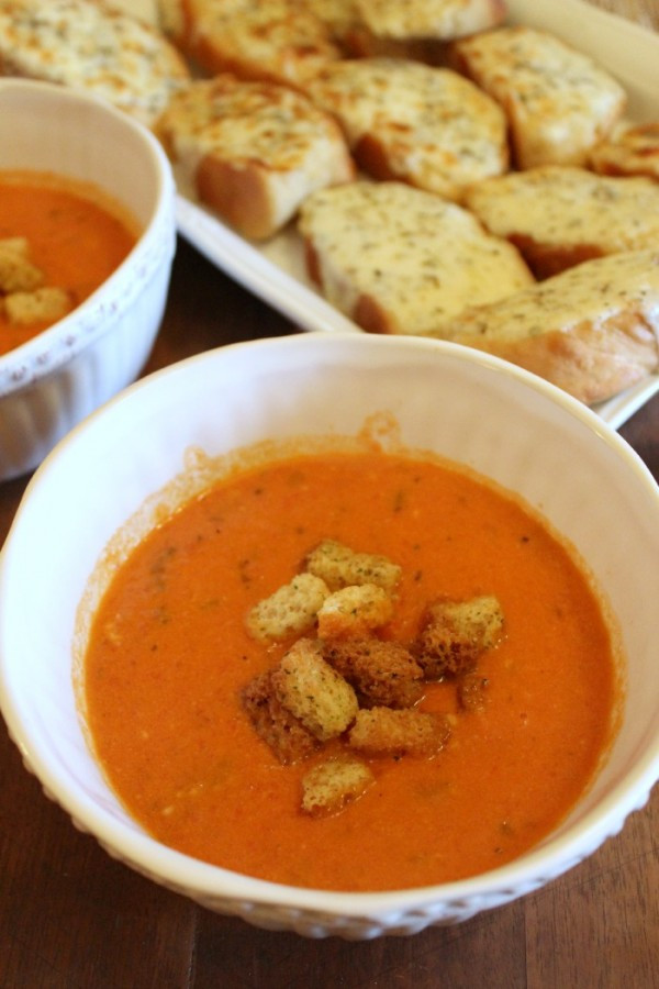 Panera Tomato Soup
 Creamy Tomato Basil Soup Panera Copycat