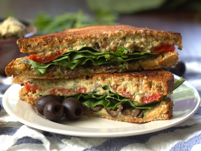 Panini Sandwich Recipes
 Mediterranean Hummus Paninis Connoisseurus Veg