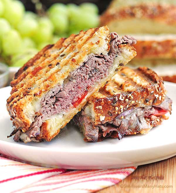 Panini Sandwich Recipes
 Roast Beef Panini