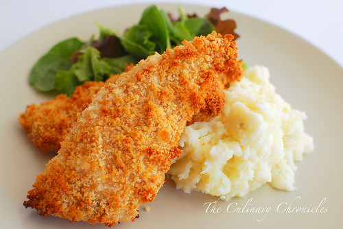 Panko Baked Chicken
 Panko Crusted Baked Chicken Fingers